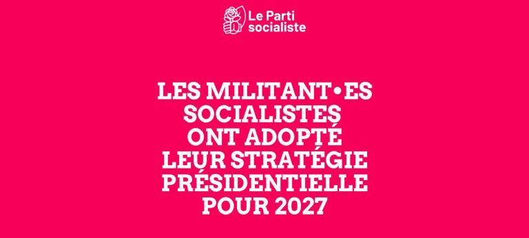Les militants et militantes ont tranché pour la stratégie de 2027